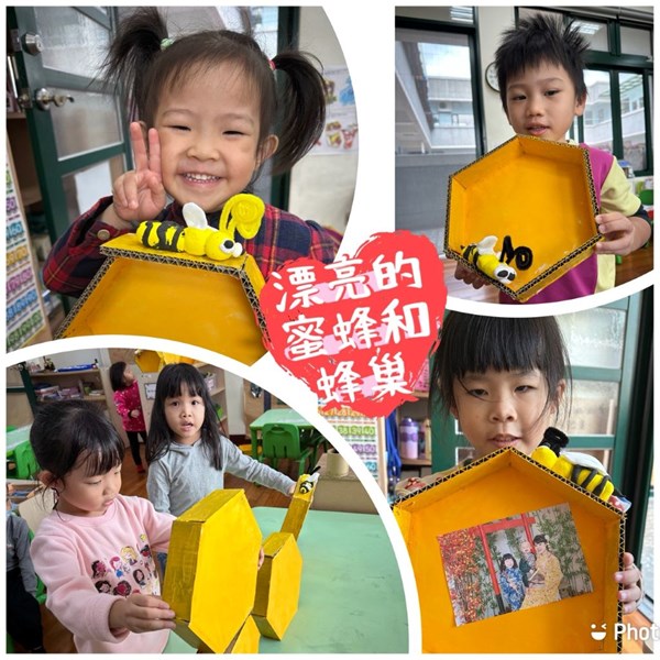 漂亮的蜜蜂和蜂巢1